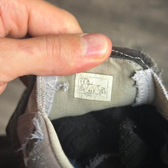 Vans Antihero Black Blue Slip On Pro Skate Cush Skate Shoe - Picture 7 of 8